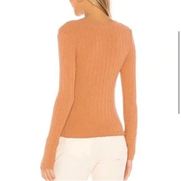 Free People Orange Long Sleeve Top - Picture 11 of 12